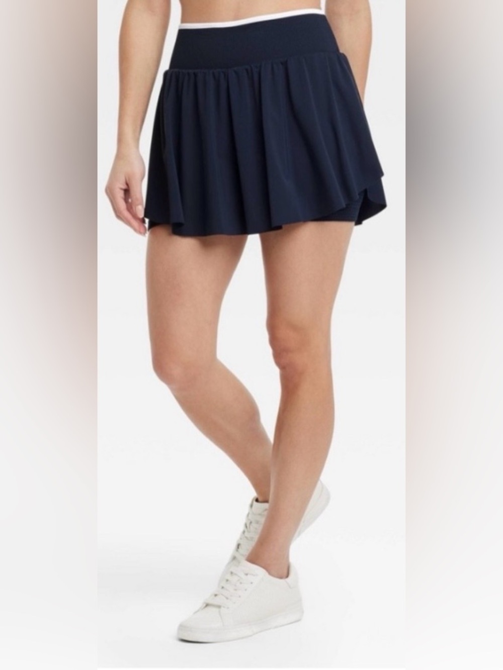 all in motion Black Athletic Skort with Contrast Waistband